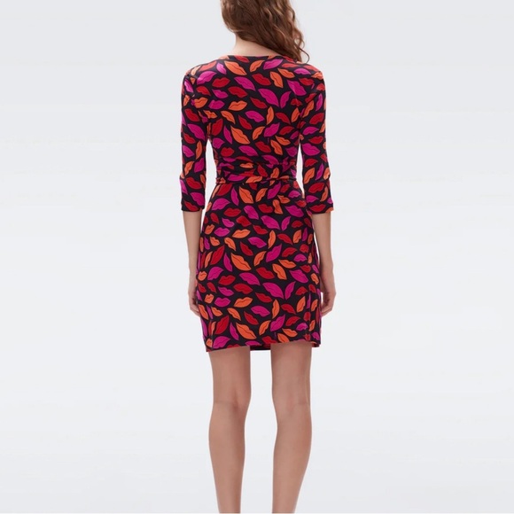 Diane Von Furstenberg Julian Silk Jersey Wrap Dress
in Midnight Kiss Multi - Picture 8 of 8